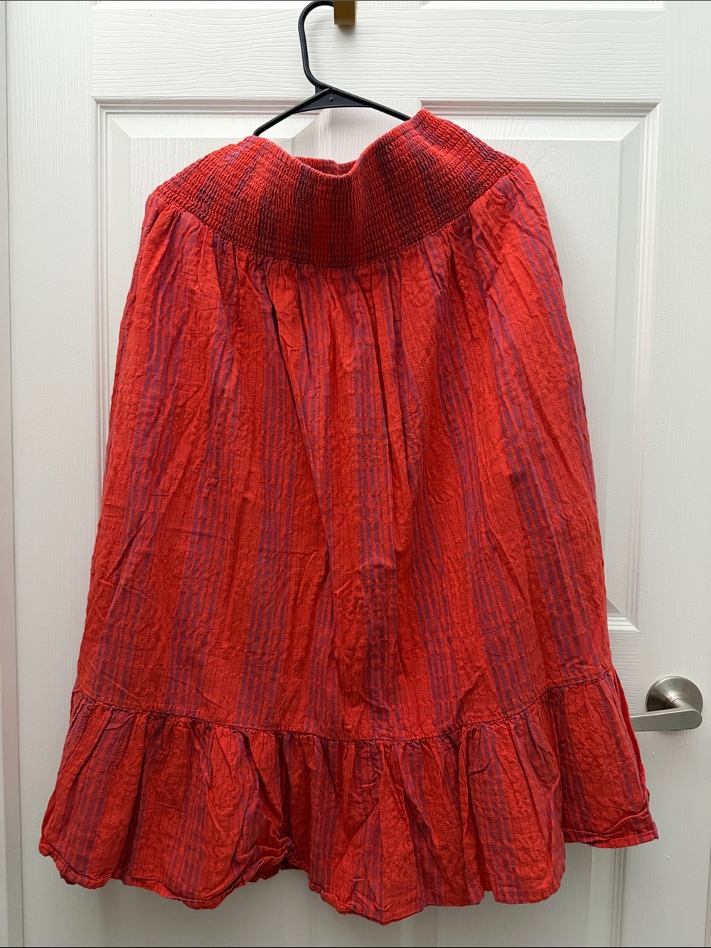 Universal Thread Red Ruffled Wrap Maxi Dress - Picture 4 of 5